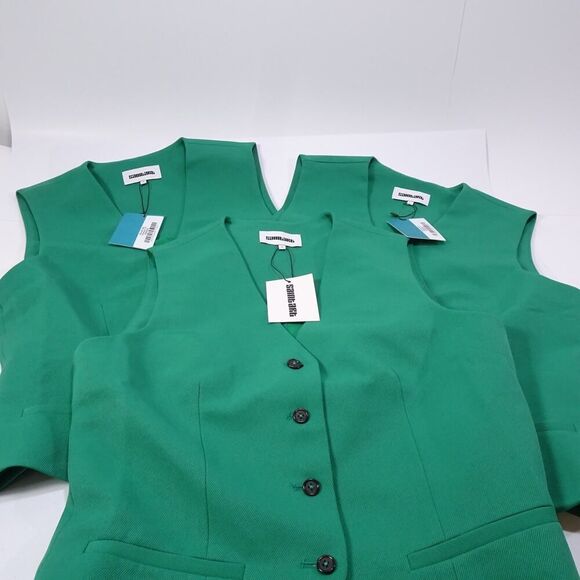 NWT SAINT ART Women's Maude Vest Emerald Sz L and M NWT 225 - Picture 5 of 10